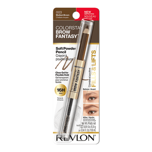 Lápiz y Gel para Cejas Revlon Colorstay Brow Fantasy Tono Medium Brown