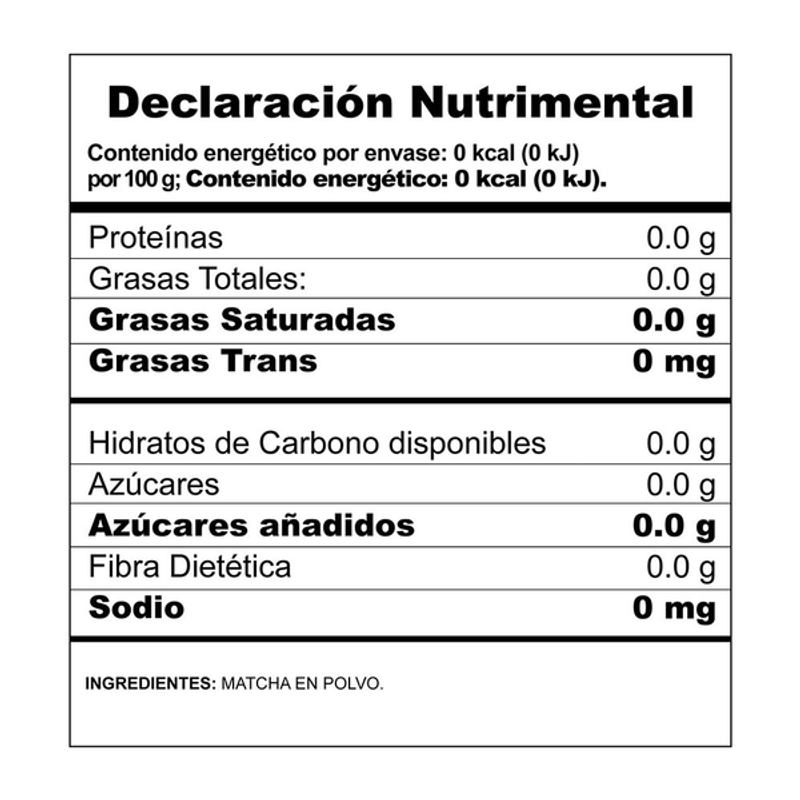 Té Mccormick Verde Matcha En Polvo 100g