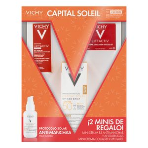 Kit Capital Soleil Protector Solar Anti Manchas 160 Me Kit Capital Soleil Protector Solar Anti Manchas  160 Me