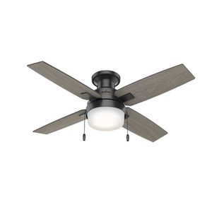 Ventilador de Techo 44 Negro 1 Pz