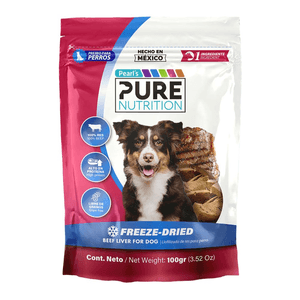 Premios Res Liofilizado para Perro Pure Nutrition 100 g Premios Super Jerky Pavo y Arándano Pure Nutrition 125 g