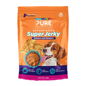 Premios Super Jerky Pollo y Garbanzo Pure Nutrition 125 g