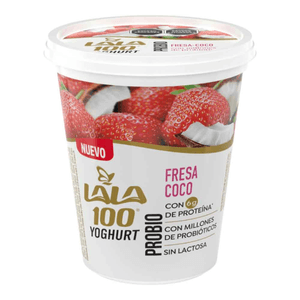 Yogurt Batido Fresa-Coco 700 g Yogurt Bebible sabor Fresa Coco 220 g