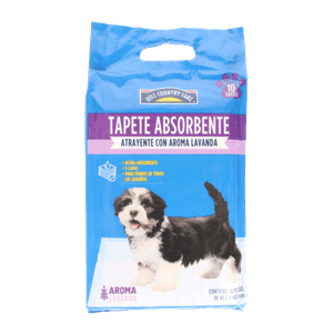 HCF Tapete Absorbente Lavanda 10 pz HCF Tapete Absorbente Neutralizador de Olores 10 pz