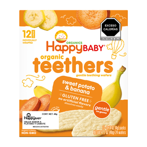 Happy Baby Oblea Sabor Platano y Camote 12 Pack 48 g