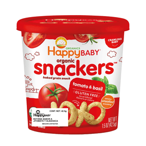 Happy Baby Snacker Sabor Tomate Y Albahaca 42.5 42.5 Gr