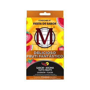 Preservativos Fruti Fantastico 3 Pz