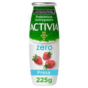 Alimento Lácteo Fermentado Activia Fresa sin Azúcar 225 g