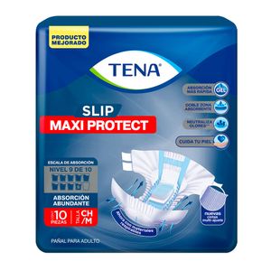 Tena Slip Maxi Protect Pañal Para Adulto Talla Chica/Mediana con 10 pz