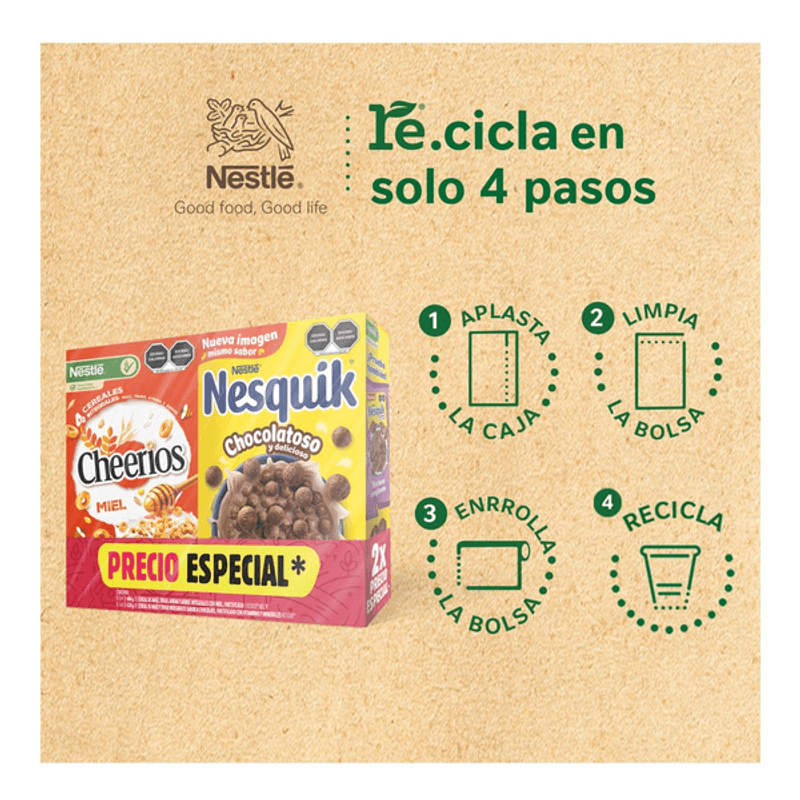 Cheerios Cereal Nestlé Miel con Avena 230 g - Mi Tienda del Ahorro