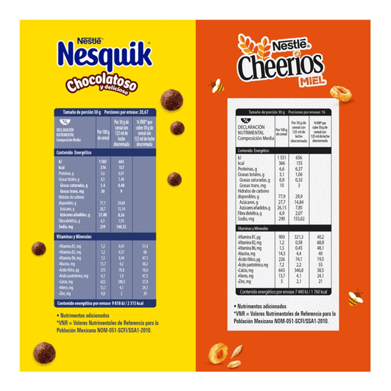 Cheerios Cereal Nestlé Miel con Avena 230 g - H-E-B México