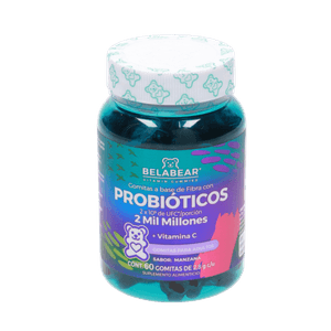 Belabear Probioticos Adulto 60 Gomitas 2 Mil Mil 60 Pz