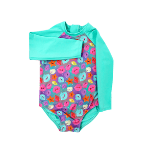 Traje de Bano Conchitas Marinas 2a 3a 3x 1 Pz