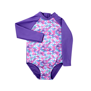 Traje de Bano Ml Sirena Morado 2a 3a 3x 1 Pz