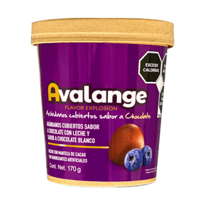 Avalange Arándanos Cubiertos de Chocolate Congelados, Fruta Congelada 170 g