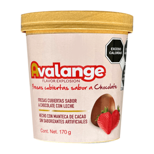 Avalange Fresa Cubiertas de Chocolate, Fruta Congelada 170 g