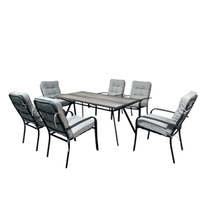 Outdoor Solutions Set de Patio Gris con 7 pz