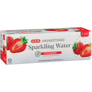 Sparkling Water Unswt Strawberry 1 Pz