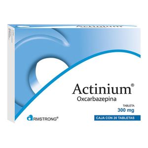 Actinium caja con 20 tabletas de 300 mg c/u