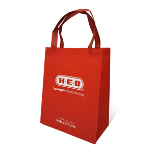 Bolsa Mediana Logo HEB Roja 2023 1 pz 1 pz