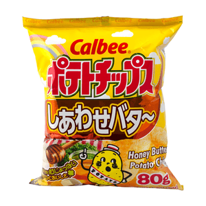 Calbee Potato Chips Honey Butter 80 G 80 Gr