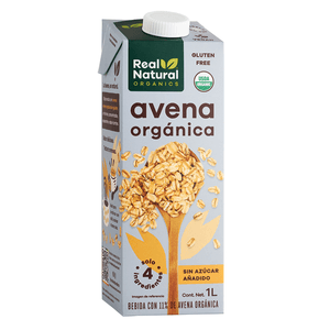 Real Natural Leche de Avena Orgánica 1 L