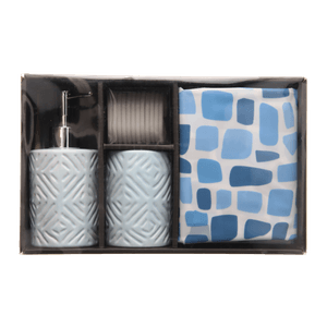 Set de Accesorios de Baño Celeste 1 Pz