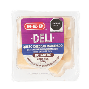 Queso Cheddar Madurado 0.3 Pz