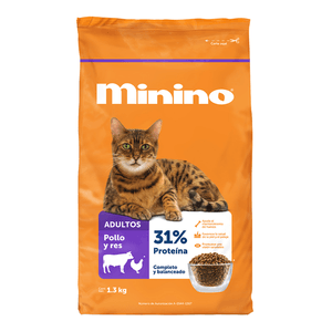 Alimento Seco para Gatos Pollo y Res 1.3 kg