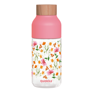 Termo Quokka Rosa con Flores 570 ml