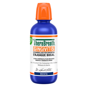 Enjuague Bucal Therabreath Gingivitis Menta 473 ml