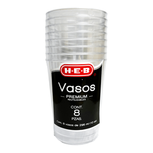 Vaso Clear 10 Oz 8 Pz