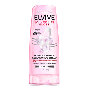 Loreal Elvive Glycolic Gloss Acondicionador 370 ml