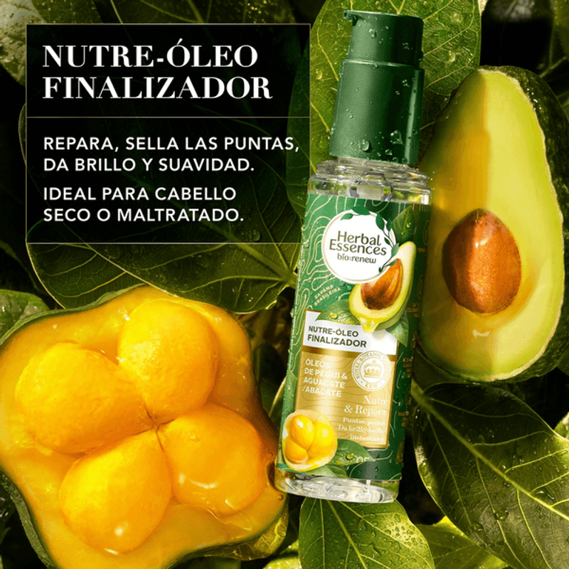 Herbal Essences Pequi & Aguacate Nutre-Óleo Finalizador 95 Ml - H-E-B ...