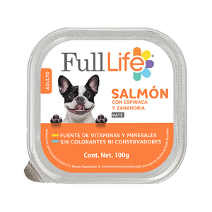 Alimento Húmedo para Perro Pate Salmón 100 g Alimento Húmedo Grandpet Cordero 100g 100 Gr