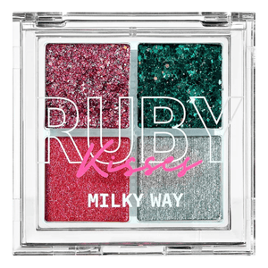 Ruby Kisses Paleta de Sombras Glitter Milky Way 1 Pz