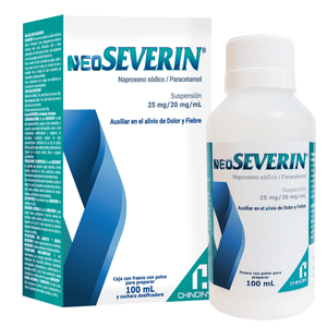 Neoseverin 25/20mg Susp Pvo 100ml Naproxeno, Para 1 Pz