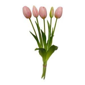 Tulipan Artificial Rosa 1 Pz