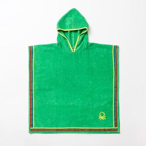 Poncho de Niño Verde 65x65cm 100% Algodón 380 Gs 1 Pz