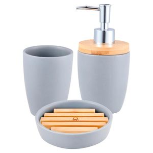 Set 3pc Accesorios de Baño (Vaso + Dispensador D 1 Pz