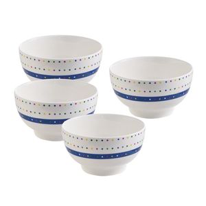 Set de 4 Bowls Benetton de Porcelana 650 ml