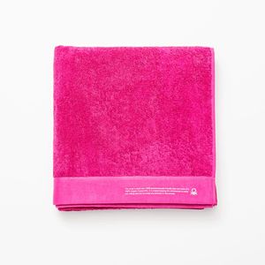 Toalla 90x150 Cm Benetton Fucsia Algodón Orgánic 1 Pz