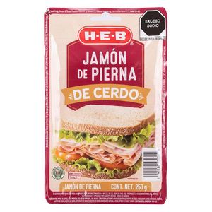 HEB Jamón de Pierna de Cerdo 250 g