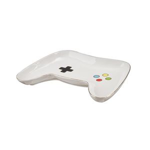 Plato Control Gamer Blanco 1 Pz