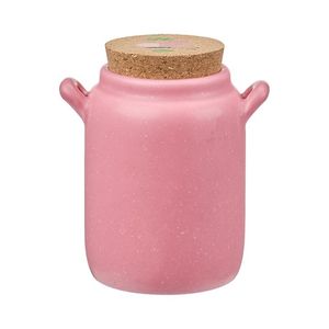 Vela Ceramica con Corcho Rosa 9 Cms Alto 1 Pz