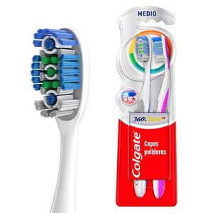 Colgate 360° Cepillo de Dientes Total 12 con 2 pz