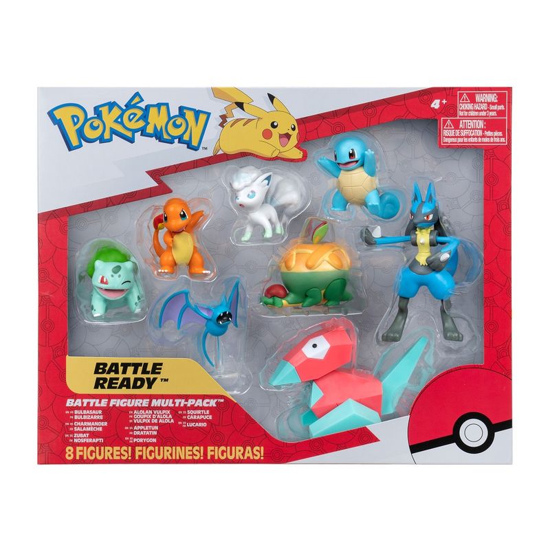 Set 8 Figuras de Batalla Pokemon 1 Pz