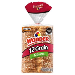 Pan Wonder 12 Granos 600g 600 Gr