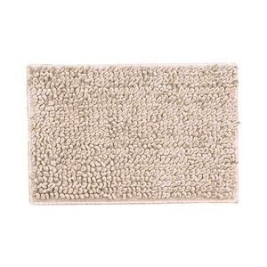 Tapete Baño Beige 40*60 Cms Chenille 1 Pz