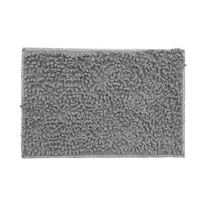 Tapete Baño Gris Plata 40*60 Cms Chenille 1 Pz